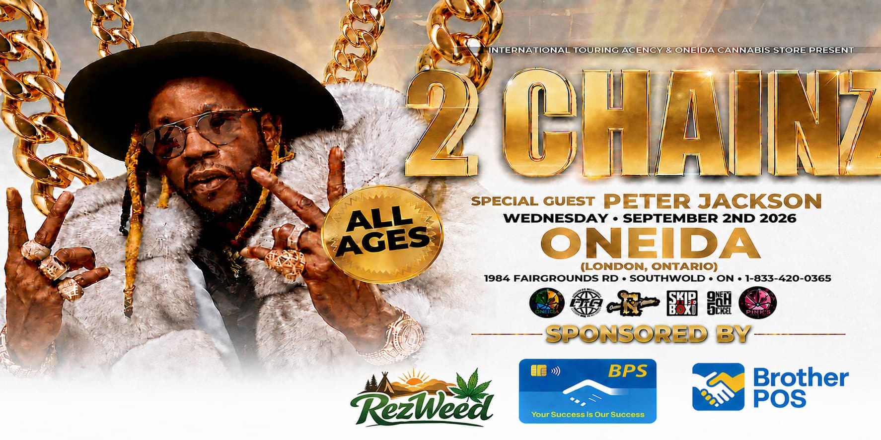 2 Chainz — Live at Oneida poster