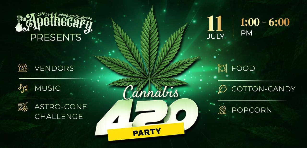 Cannabis 420 Party poster