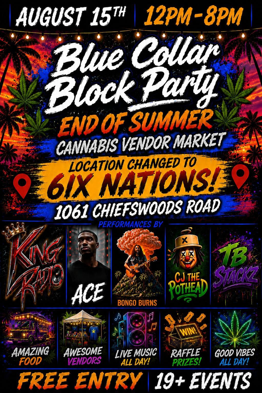 Blue Collar Block Party poster