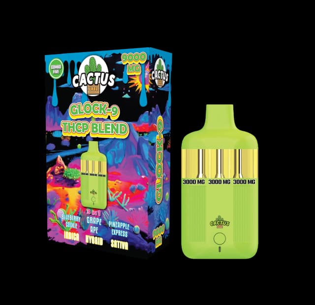 Blueberry Cookie + Grape Ape + Pineapple Express - Glock-9 THCP Blend