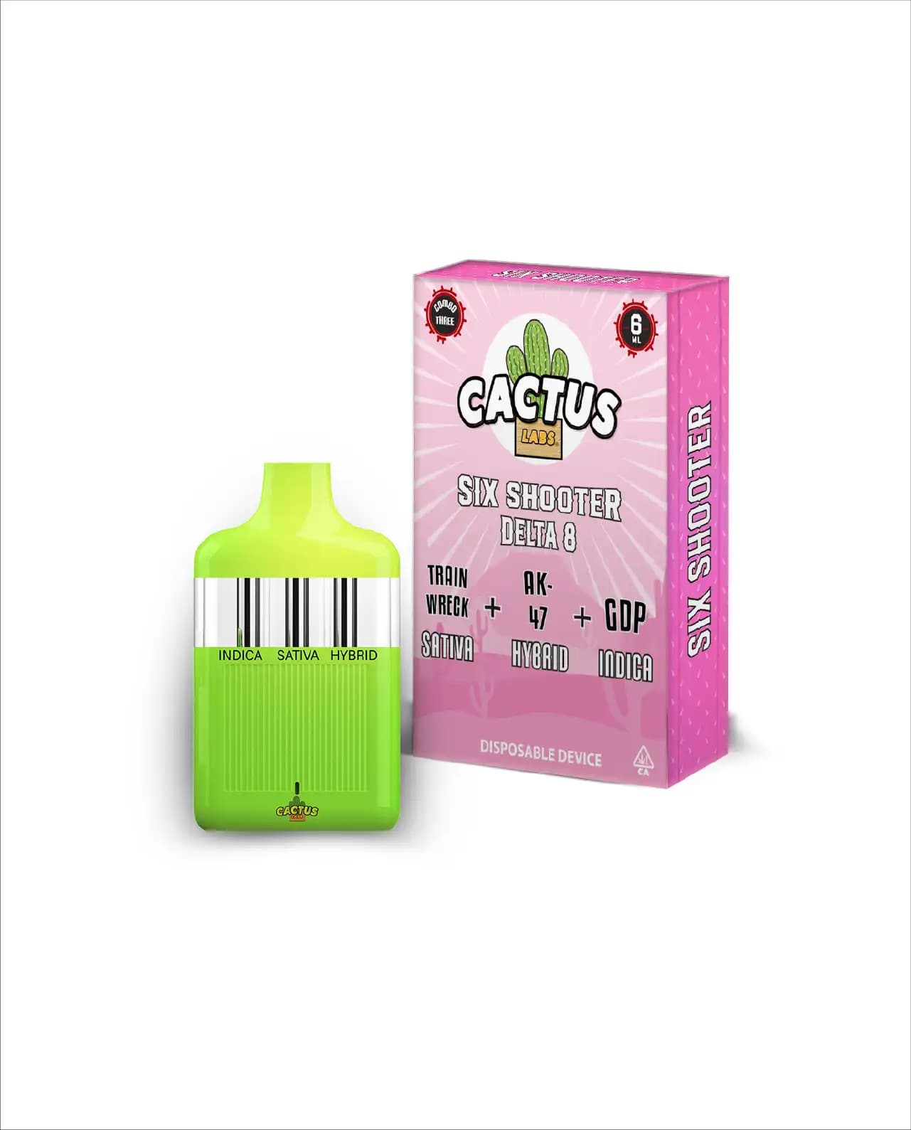 The - Train Wreck, AK-47, GDP 6ml - Six Shooter Delta 8