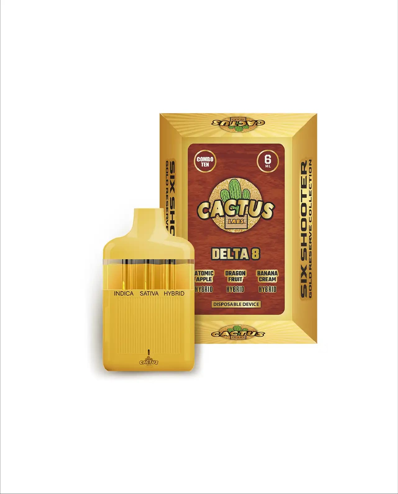 Six Shooter Delta 8 Gold Reserve