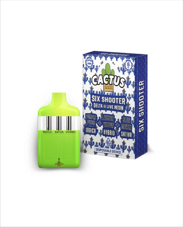 Purple Punch, White Widow, & Blue Cream -6ml - Six Shooter Delta 11