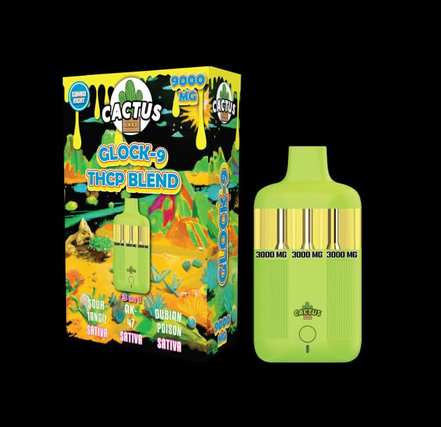 Sour Tangie + AK-47 + Dubian Poison - Glock-9 THCP Blend