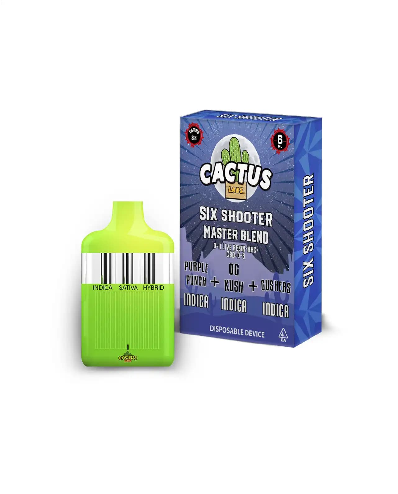 Purple Punch, OG Kush, Gushers - 6ml - Six Shooter Master Blend
