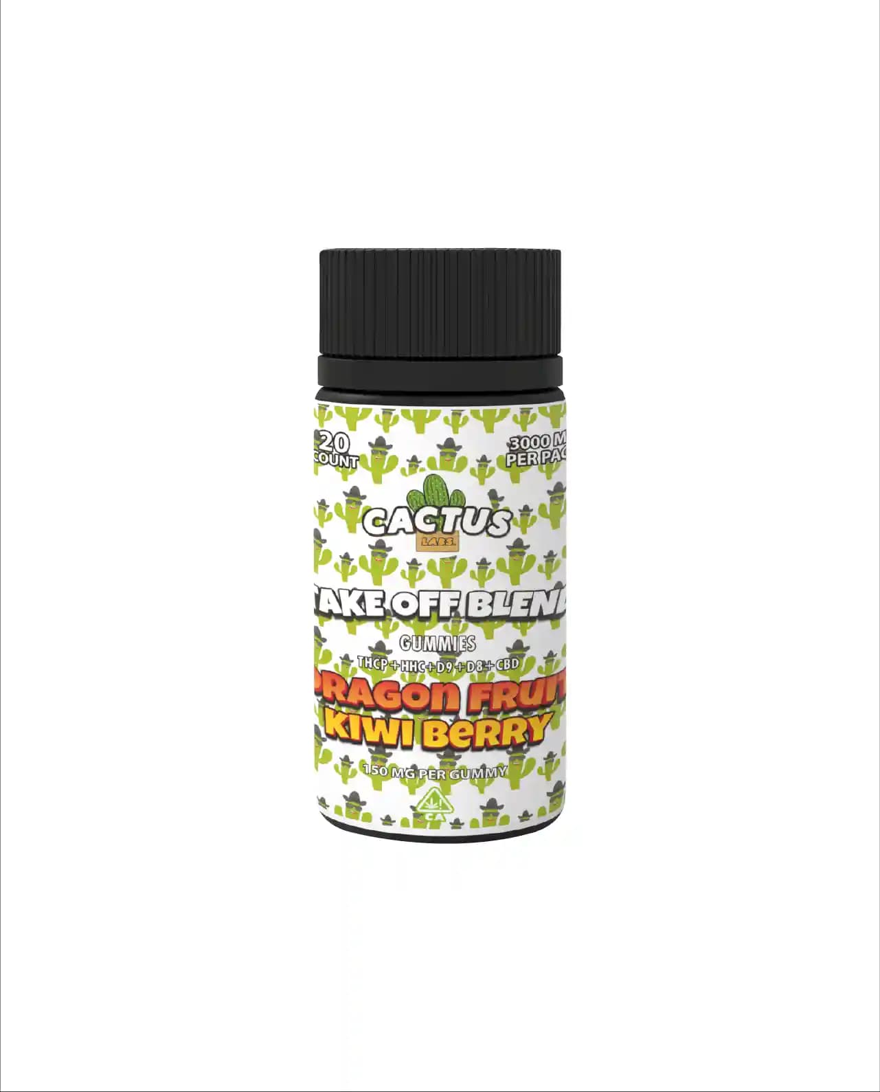 Dragon Fruit Kiwi Berry - Take Off Blend Gummies