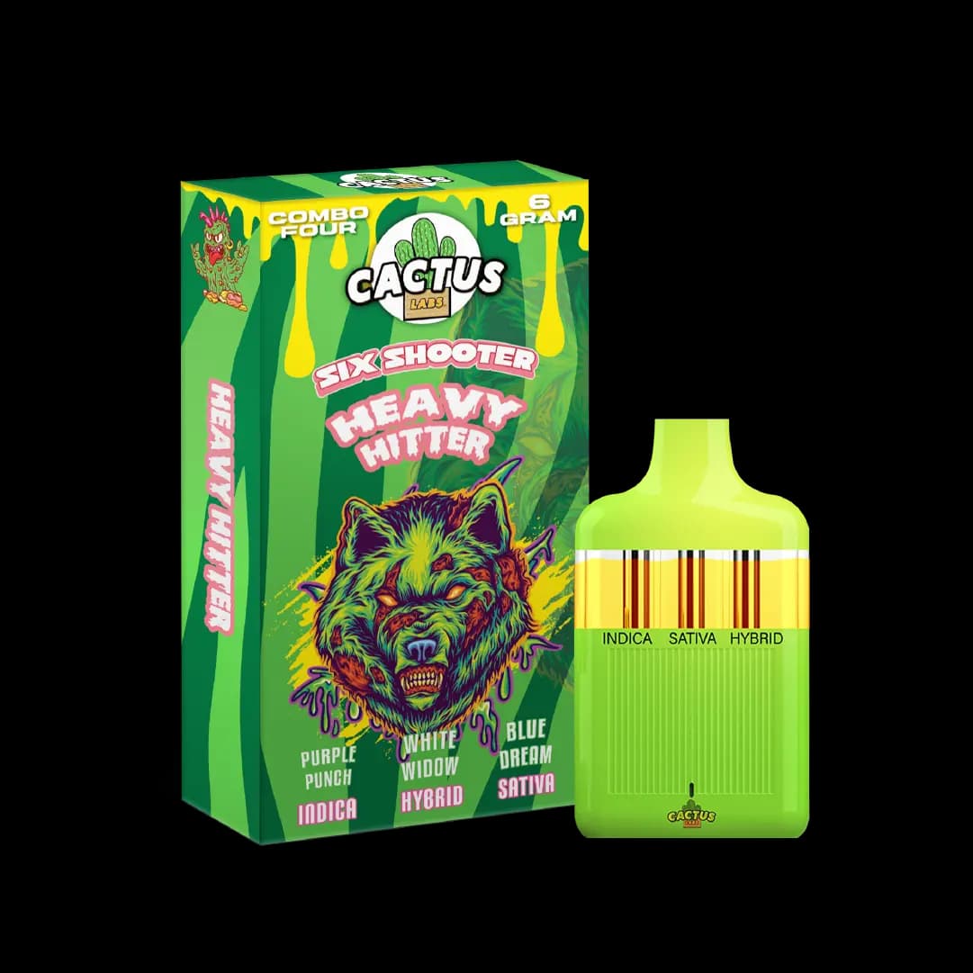 Purpple Punch + White Widow + Blue Dream Combo Four 6GM - Six Shooter Heavy Hitter