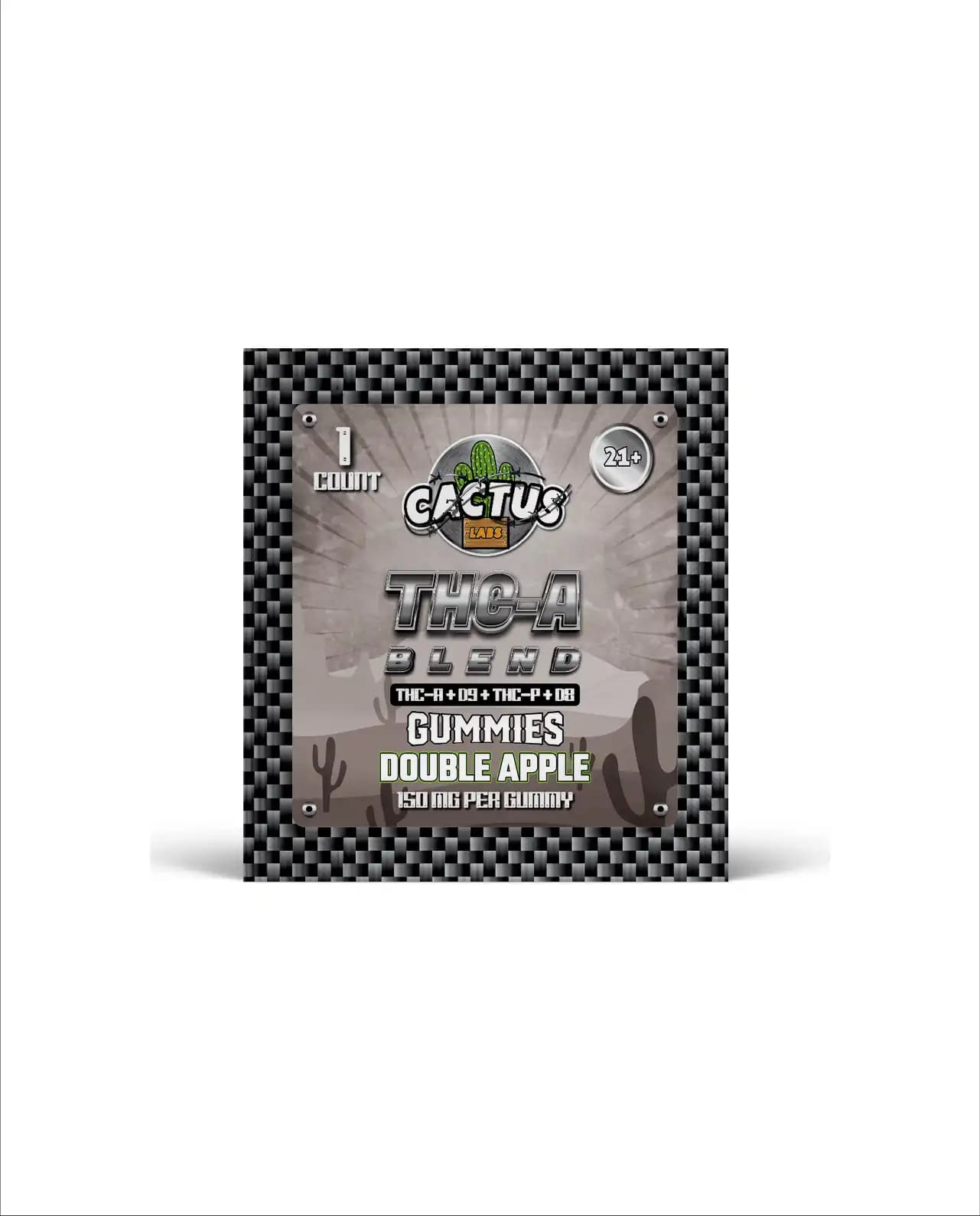 DOUBLE APPLE Per - THC-A Blend Gummies