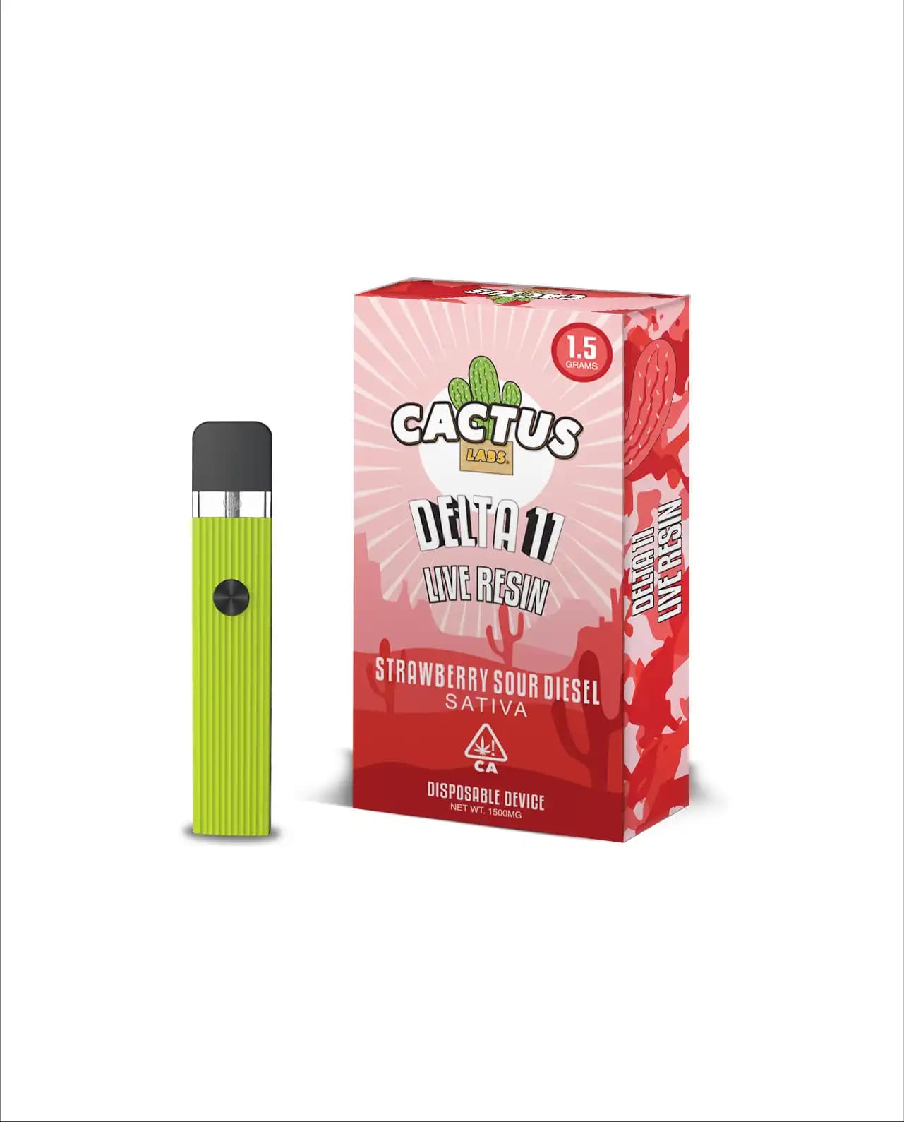 STRAWBERRY SOUR DIESEL - Cactus Delta 11 (1.5g)