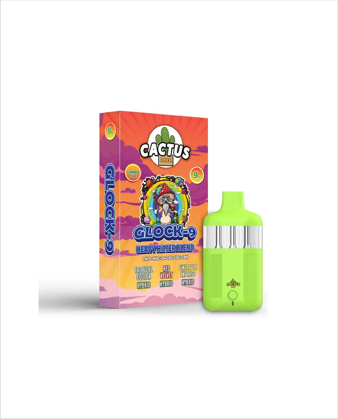 9ml Tropical Cooler + Red Velvet + Pineapple Express - Cactus Heavy Hitter Blend (2g)
