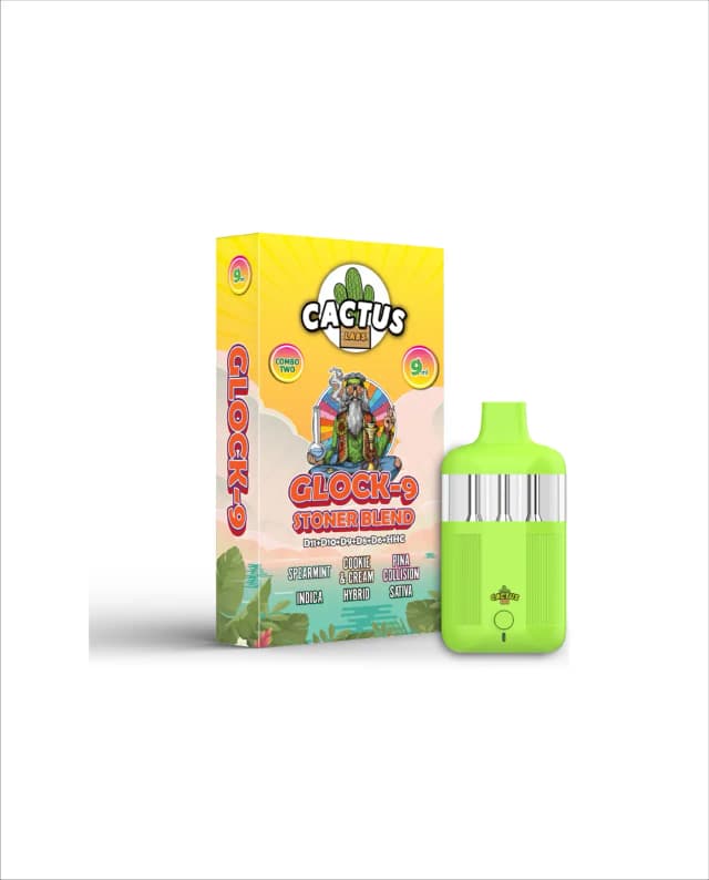 Spearmint , Cookie & Cream , Pina Collision - 9ml - Glock-9 Stoner Blend