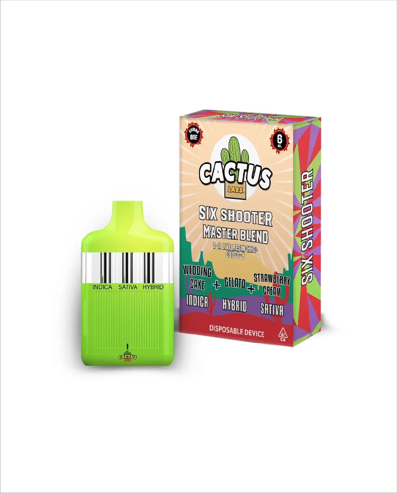 Wedding Cake , Gelato , Strawberry Cream - 6ml - Six Shooter Master Blend