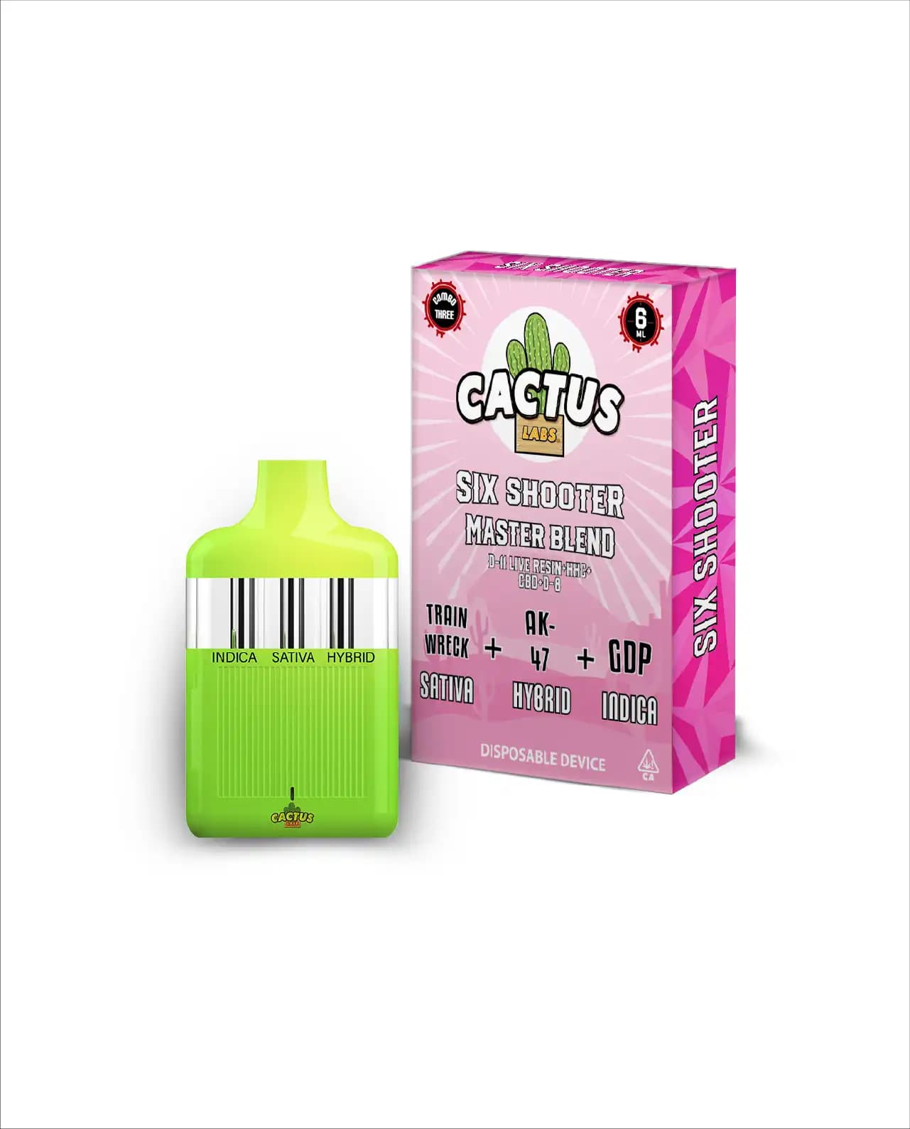 Train Wreck , AK-47 , GDP - 6ml - Six Shooter Master Blend
