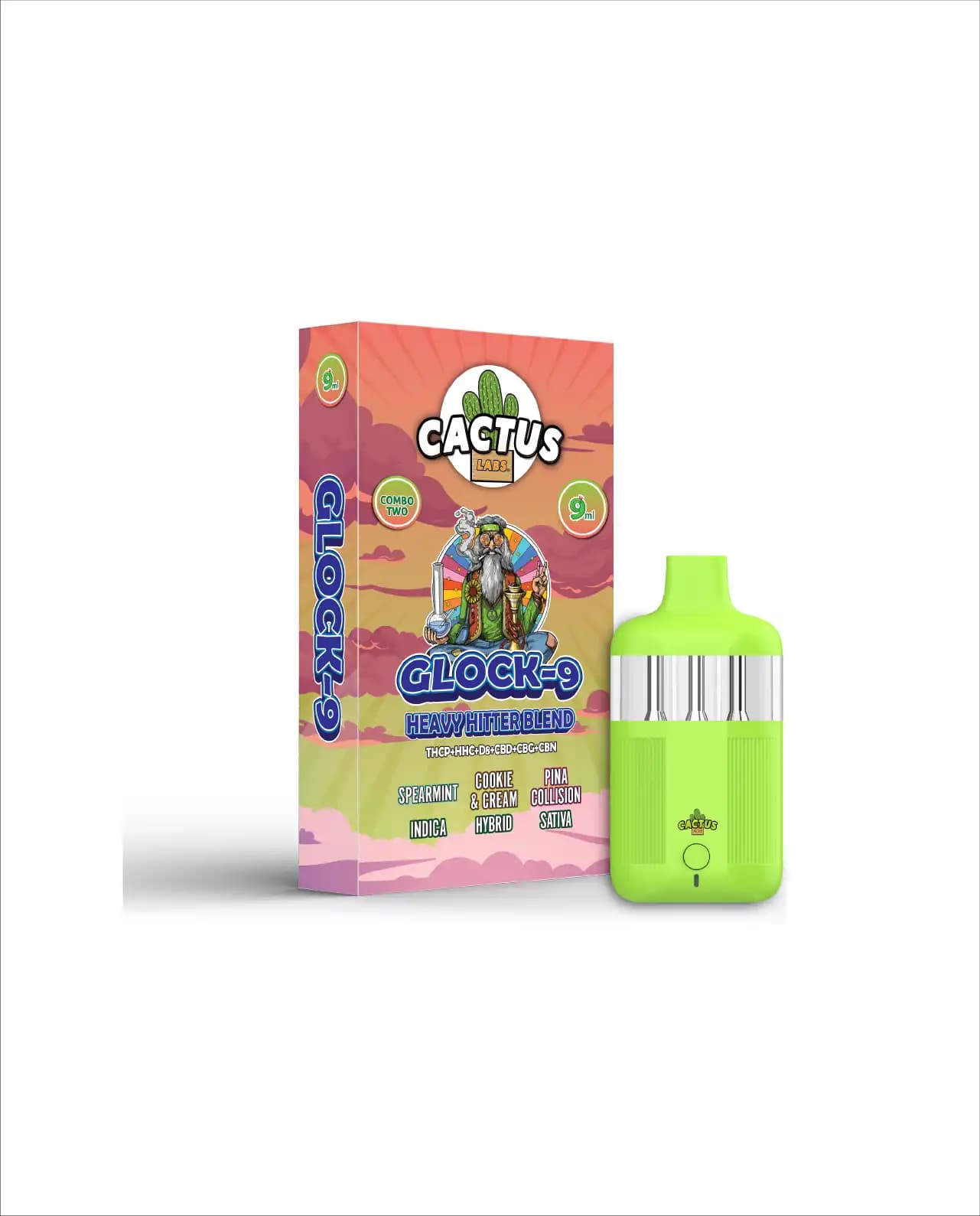 9ml Spearmint + Cookie & Cream + Pina Collision - Cactus Heavy Hitter Blend (2g)
