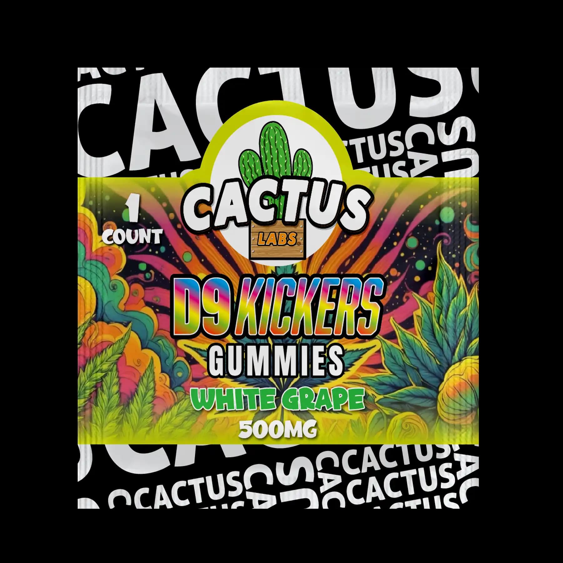 White Grape - Delta 9 Kickers Gummies