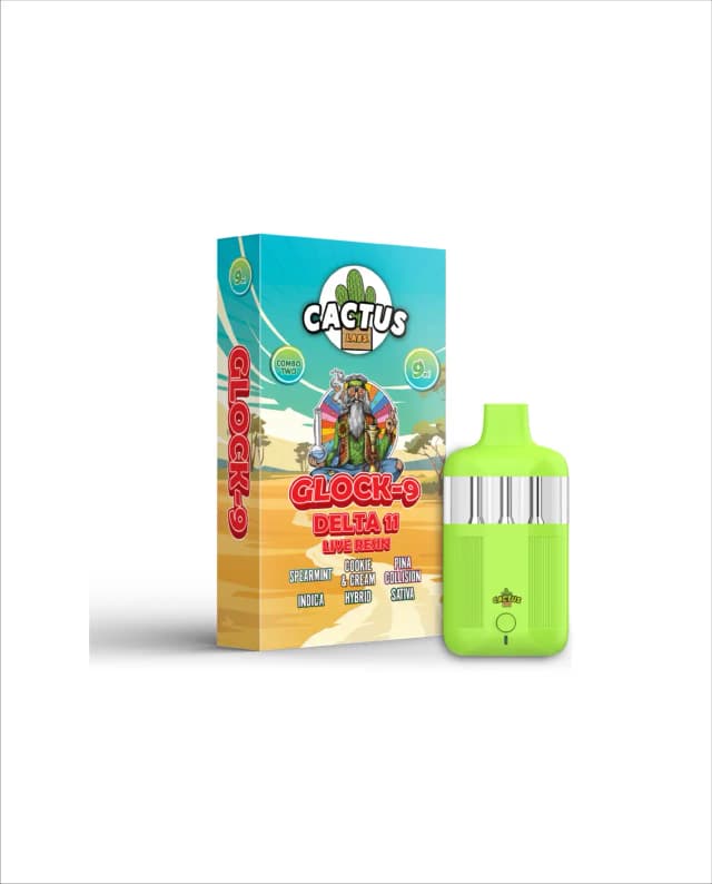 D11 9ml Spearmint + Cookie & Cream + Pina Collision - Glock-9 Delta 11 Live Resin