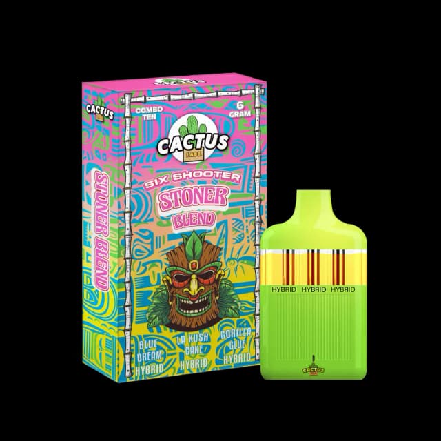 Blue Dream + LA Kush Cake + Gorilla Glue Combo Ten 6GM - Six Shooter Stoner Blend