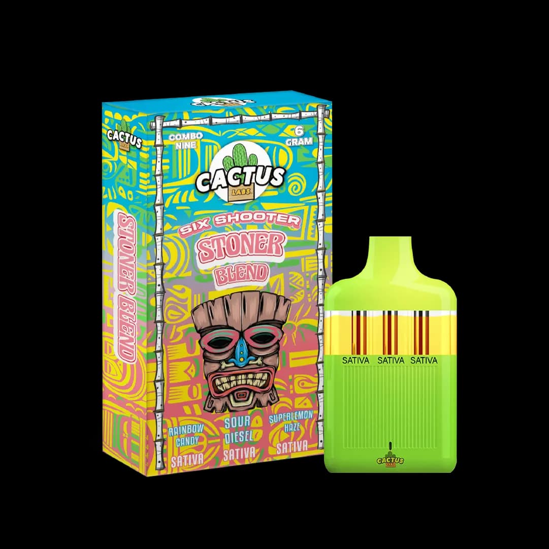 Rainbow Candy + Sour Diesel + Supermelon Haze Combo Nine 6GM - Six Shooter Stoner Blend