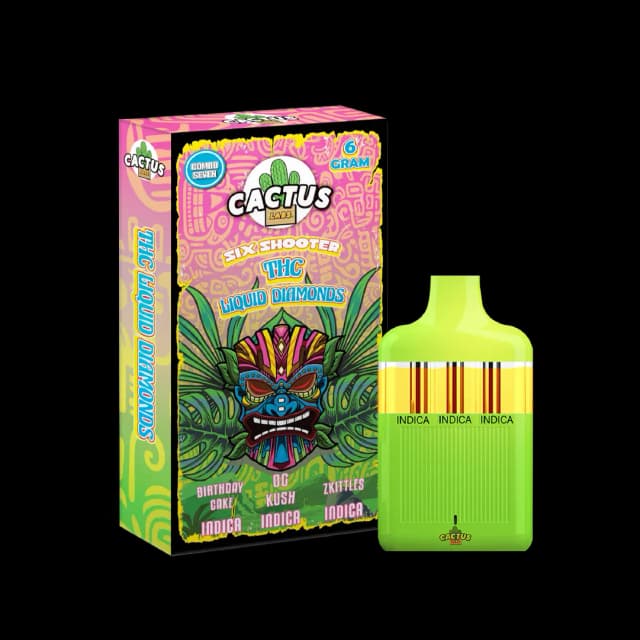 THC Birthday Cake + OG Kush + Zkittles Combo Seven 6GM - Six Shooter THC Liquid Diamond