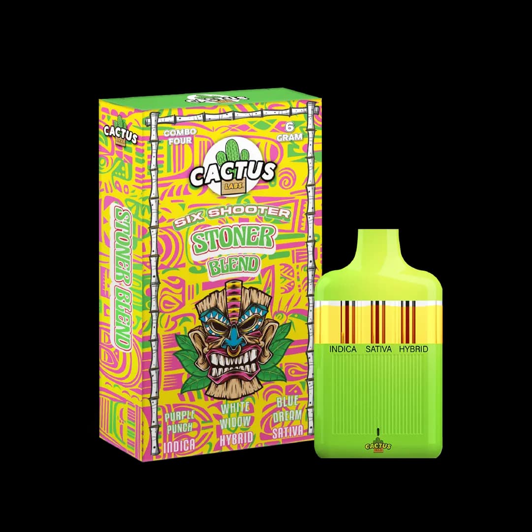 Purple Punch + White Widow + Blue Dream Combo Four 6GM - Six Shooter Stoner Blend