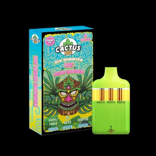 THC Purple Punch + OG Kush + Gushers Combo Six 6GM - Six Shooter THC Liquid Diamond