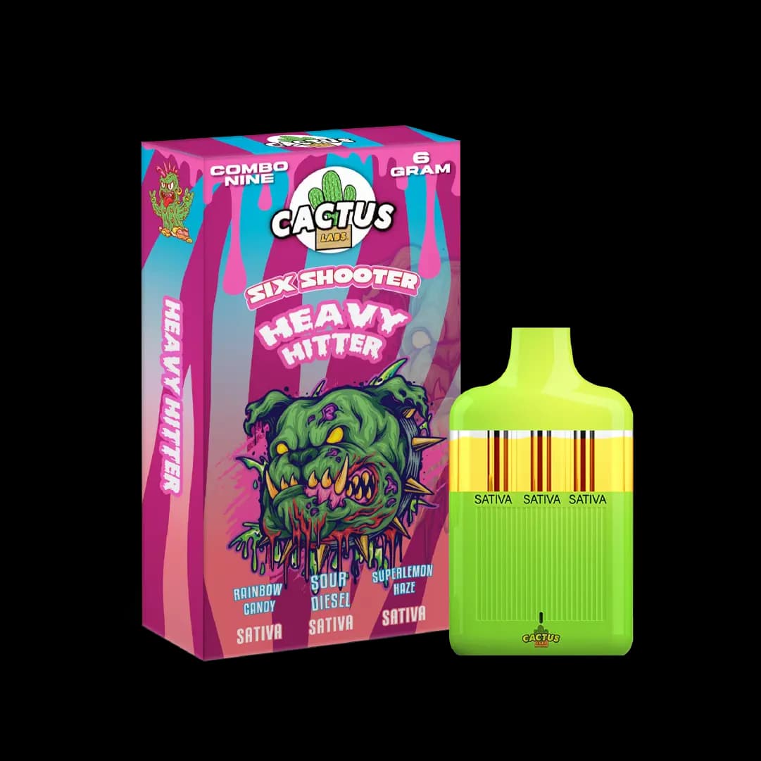 Rainbow Candy + Sour Disel + Supermelon Haze Combo Nine 6GM - Six Shooter Heavy Hitter