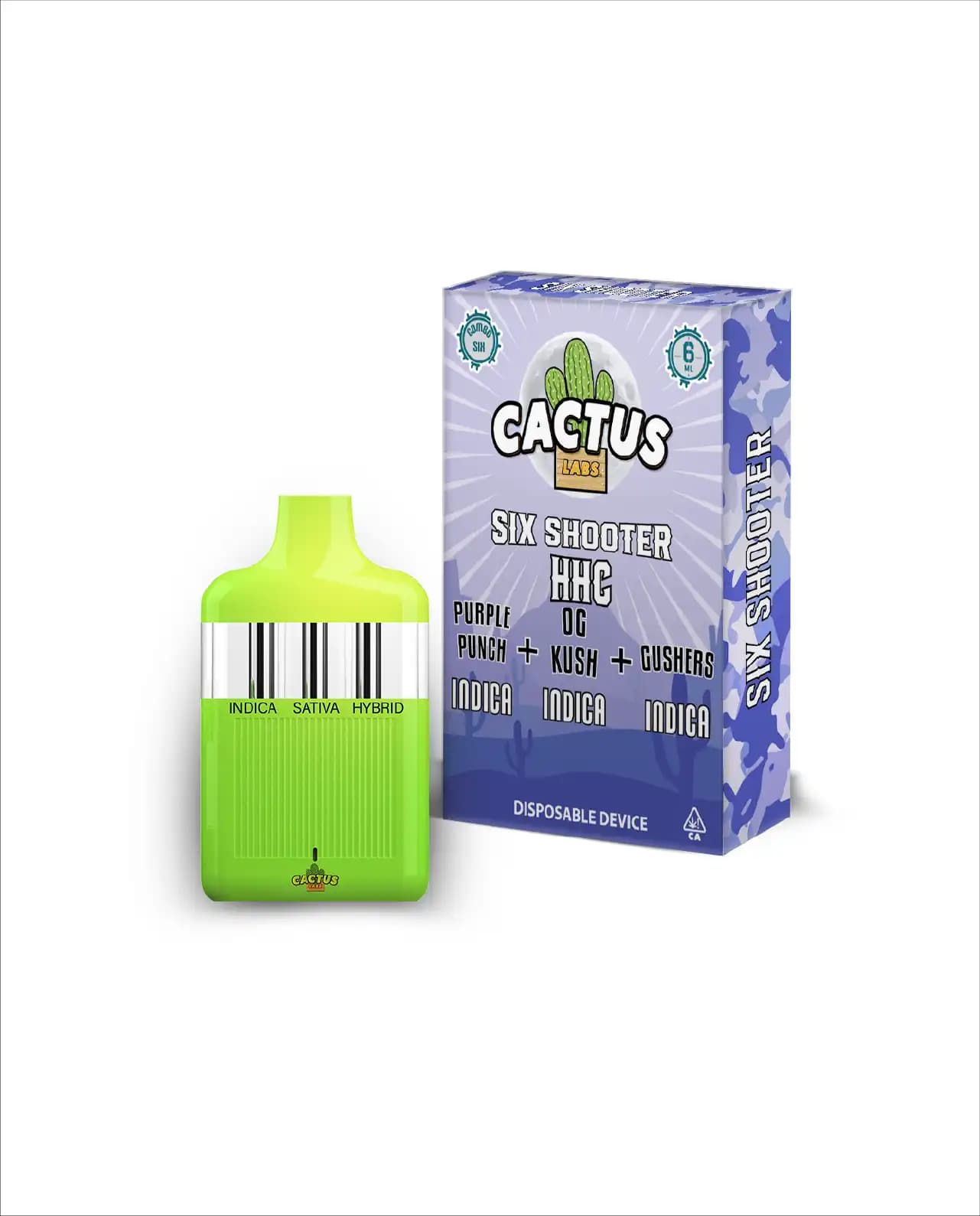 Purple Punch, OG Kush, & Gushers - 6ml - Six Shooter HHC