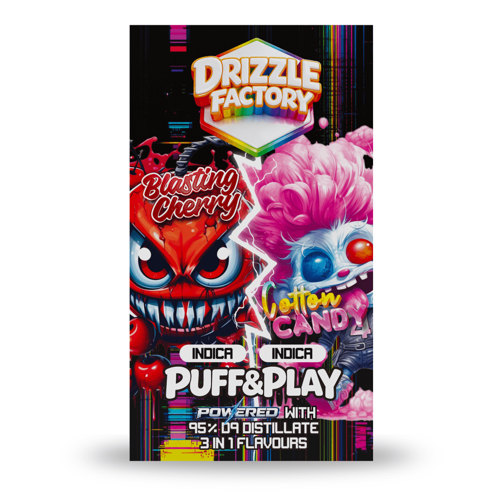 Blasting Cherry/Cotton Candy - Puff & Play 6g Vape