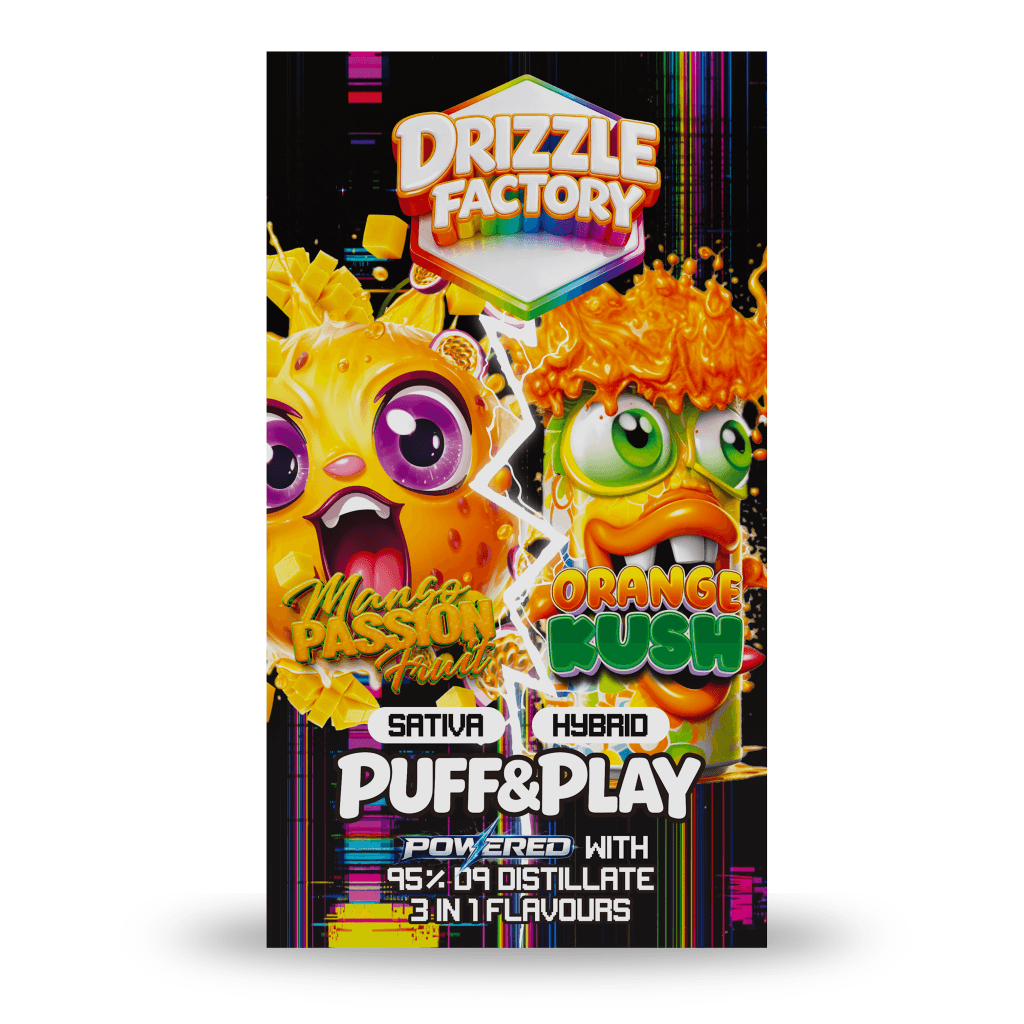 Mango Passionfruit/Orange Kush - Puff & Play 6g Vape