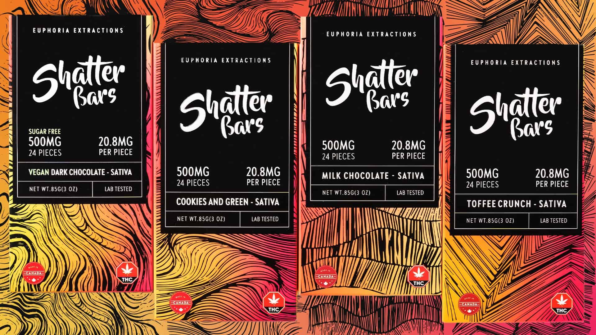 Sativa 500mg - Shatter Bars