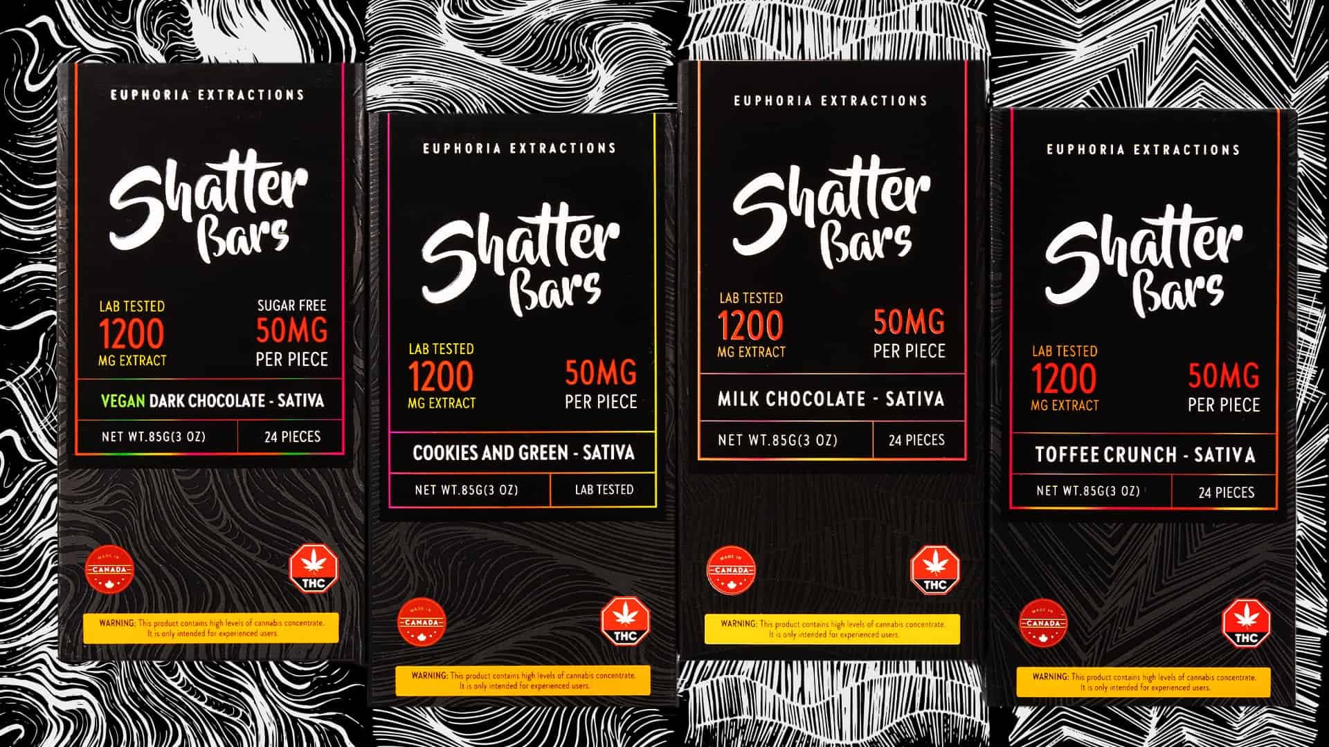 Sativa 1200mg - Shatter Bars
