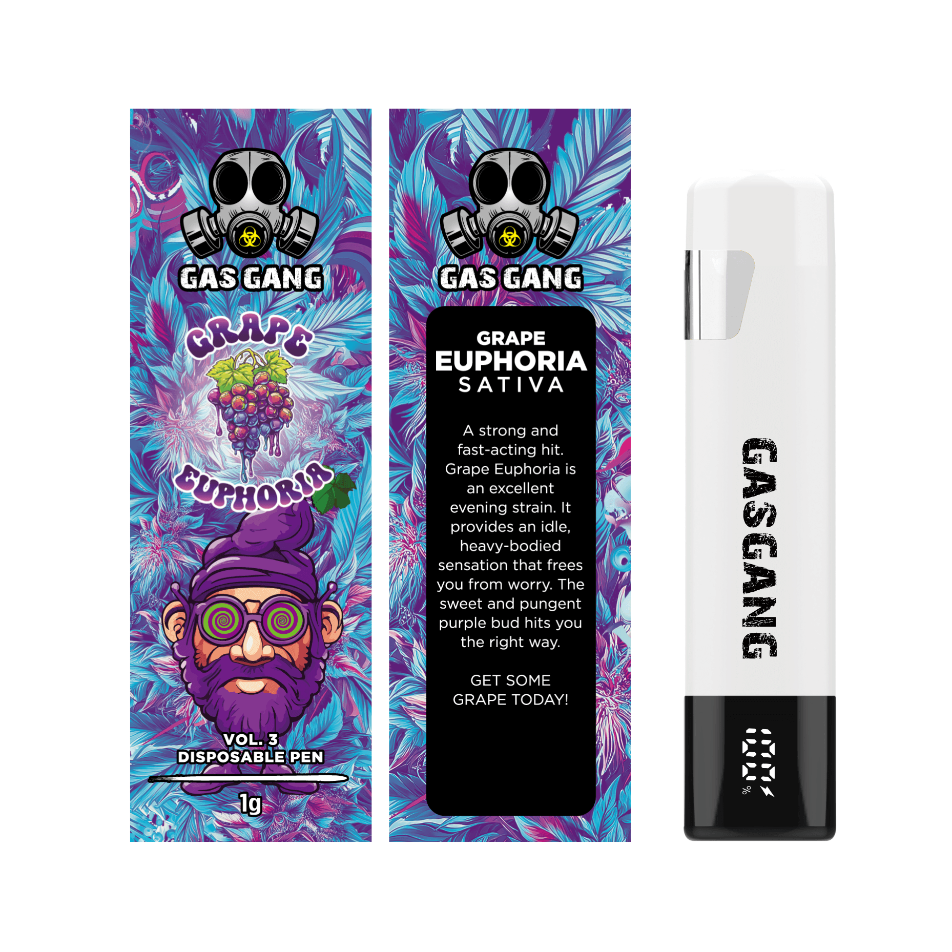 Grape Euphoria - 1g Flavour Vape