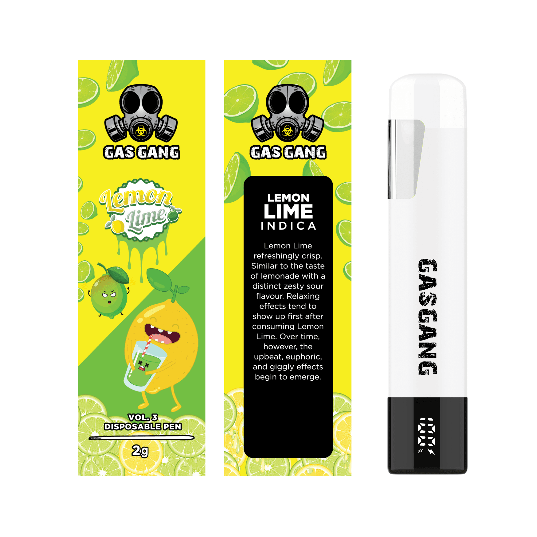Lemon Lime - 2g Flavour Vape