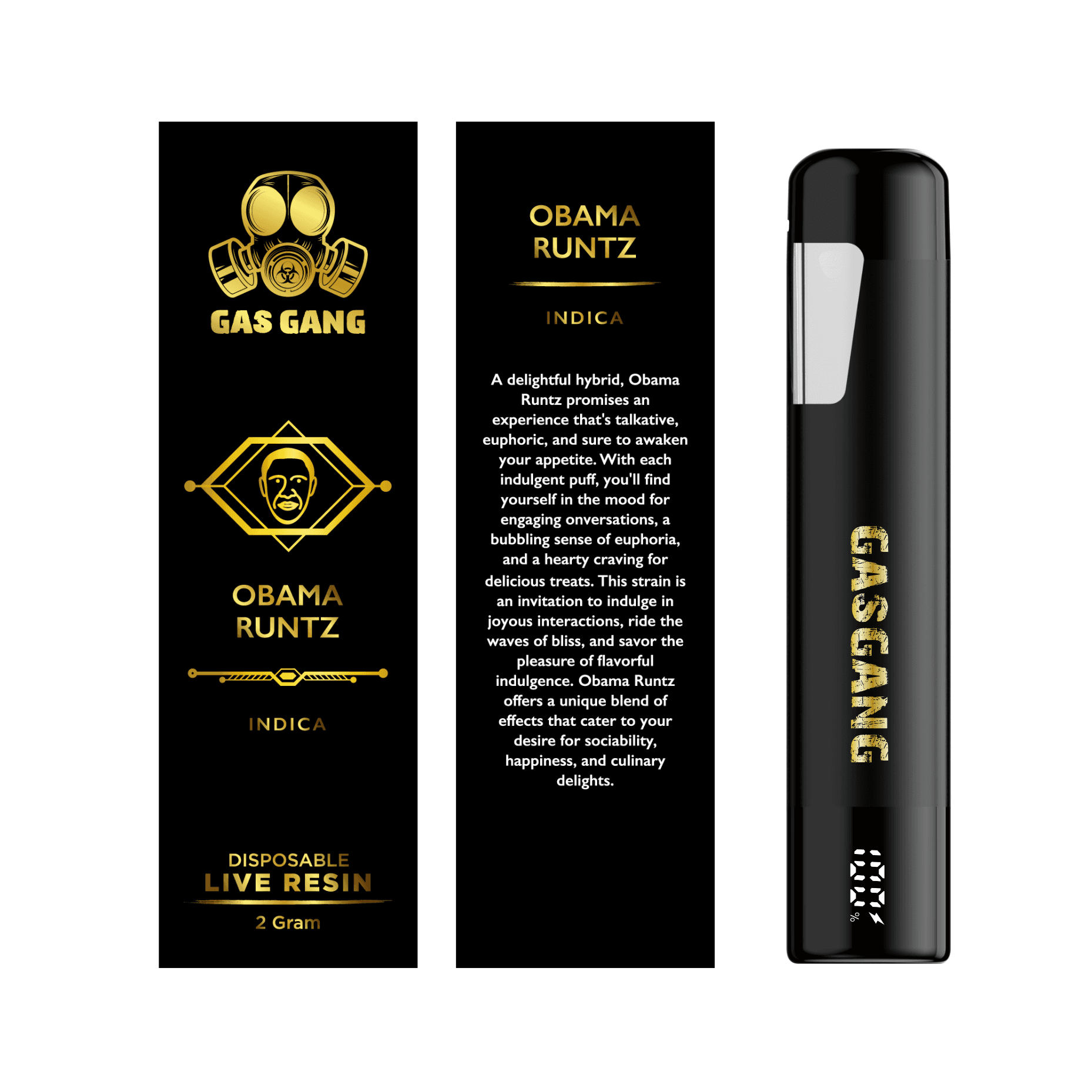 Obama Runtz - 1g Live Resin Vape