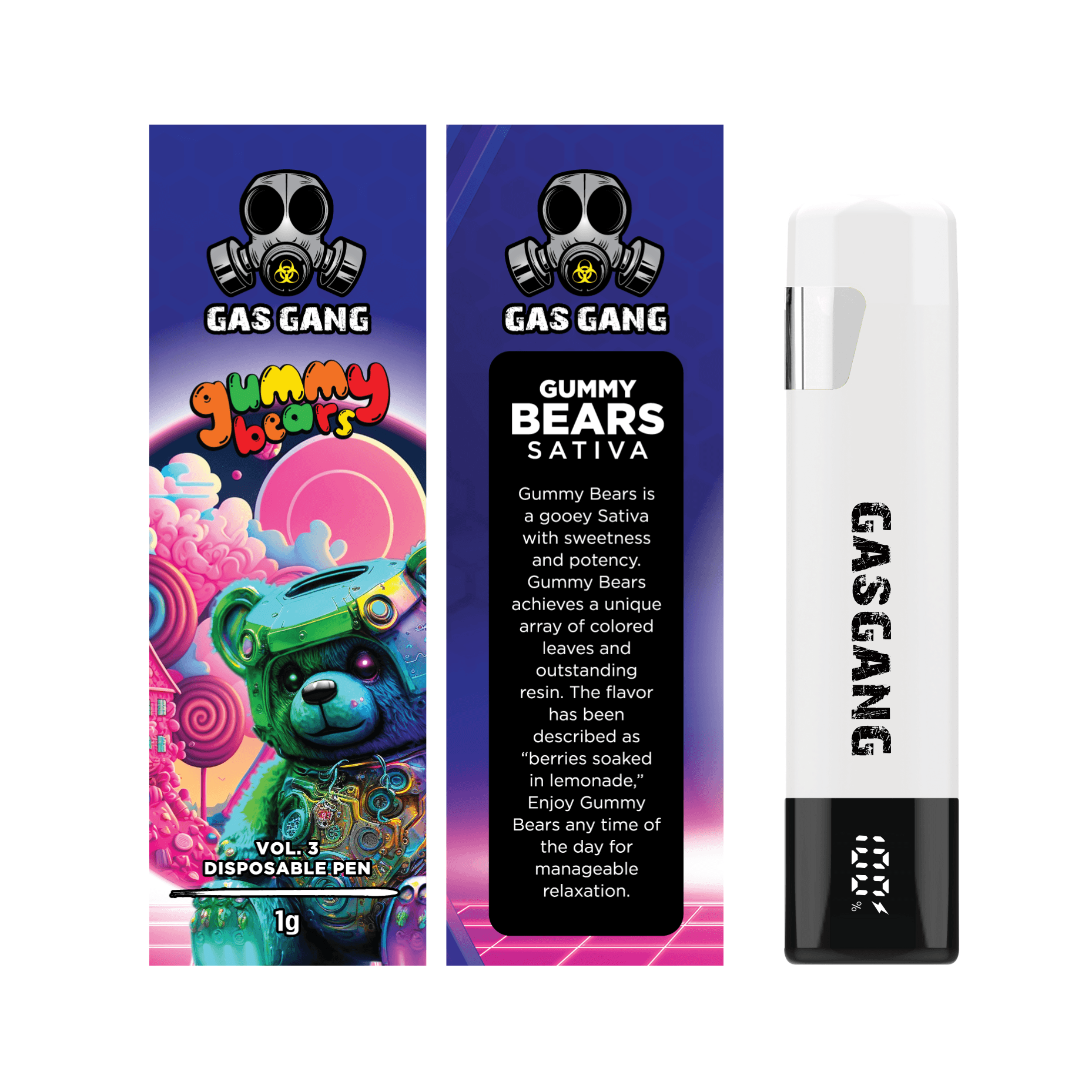 Gummy Bears - 1g Flavour Vape