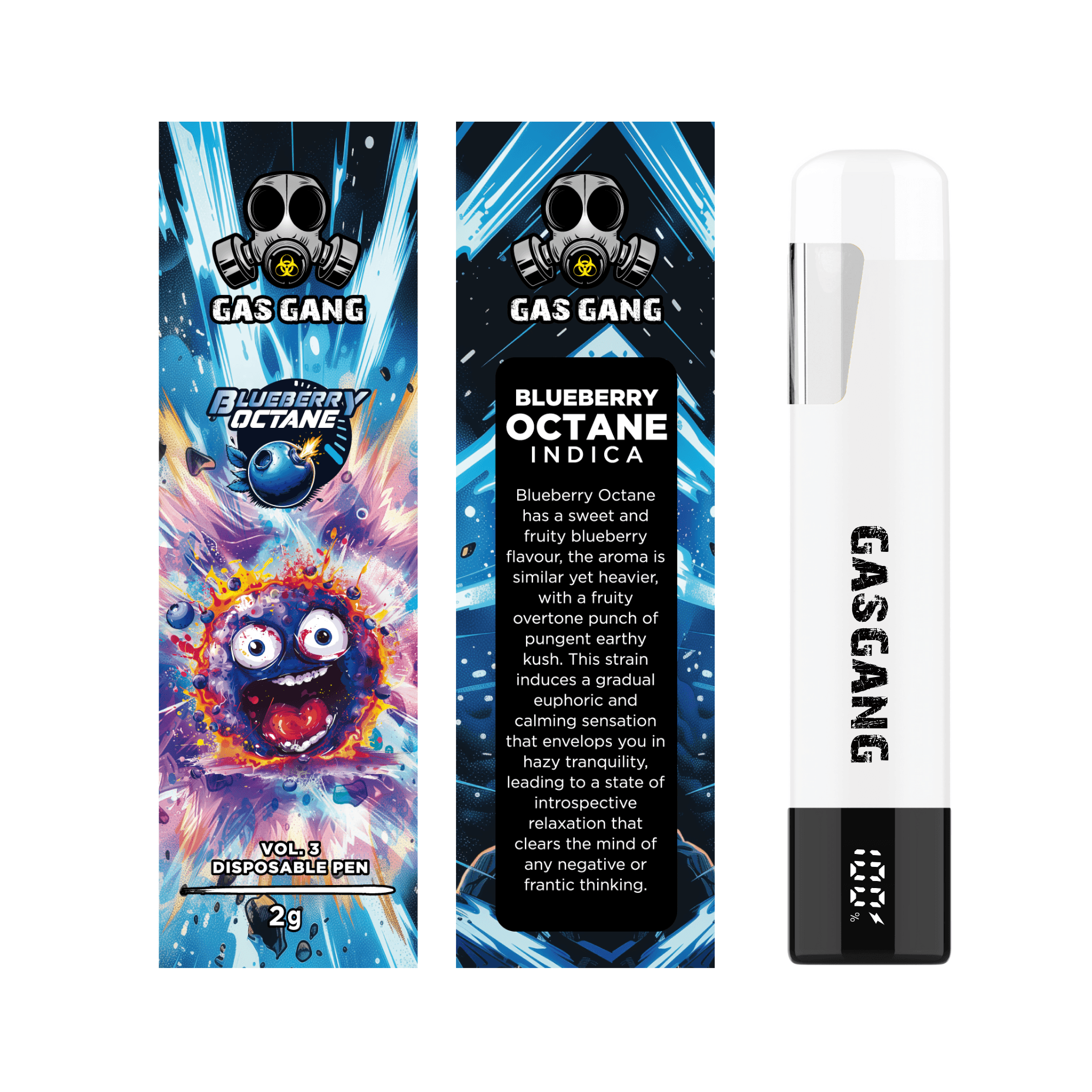 Blueberry Octane - 2g Flavour Vape