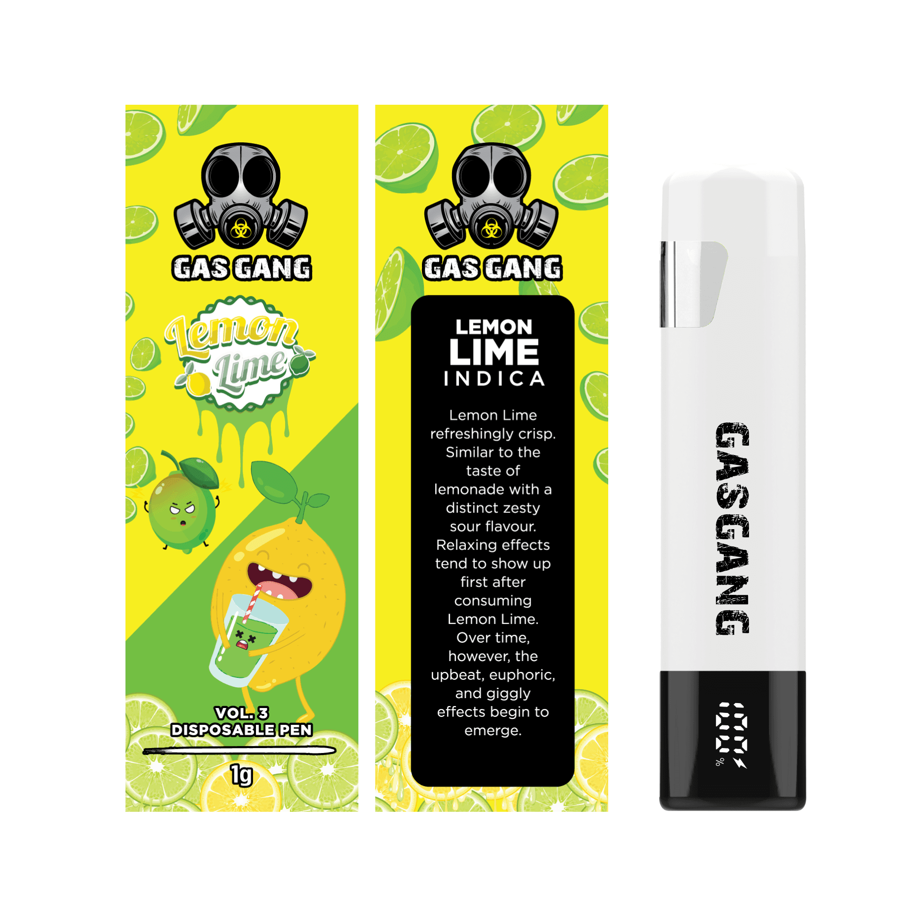 Lemon Lime - 1g Flavour Vape