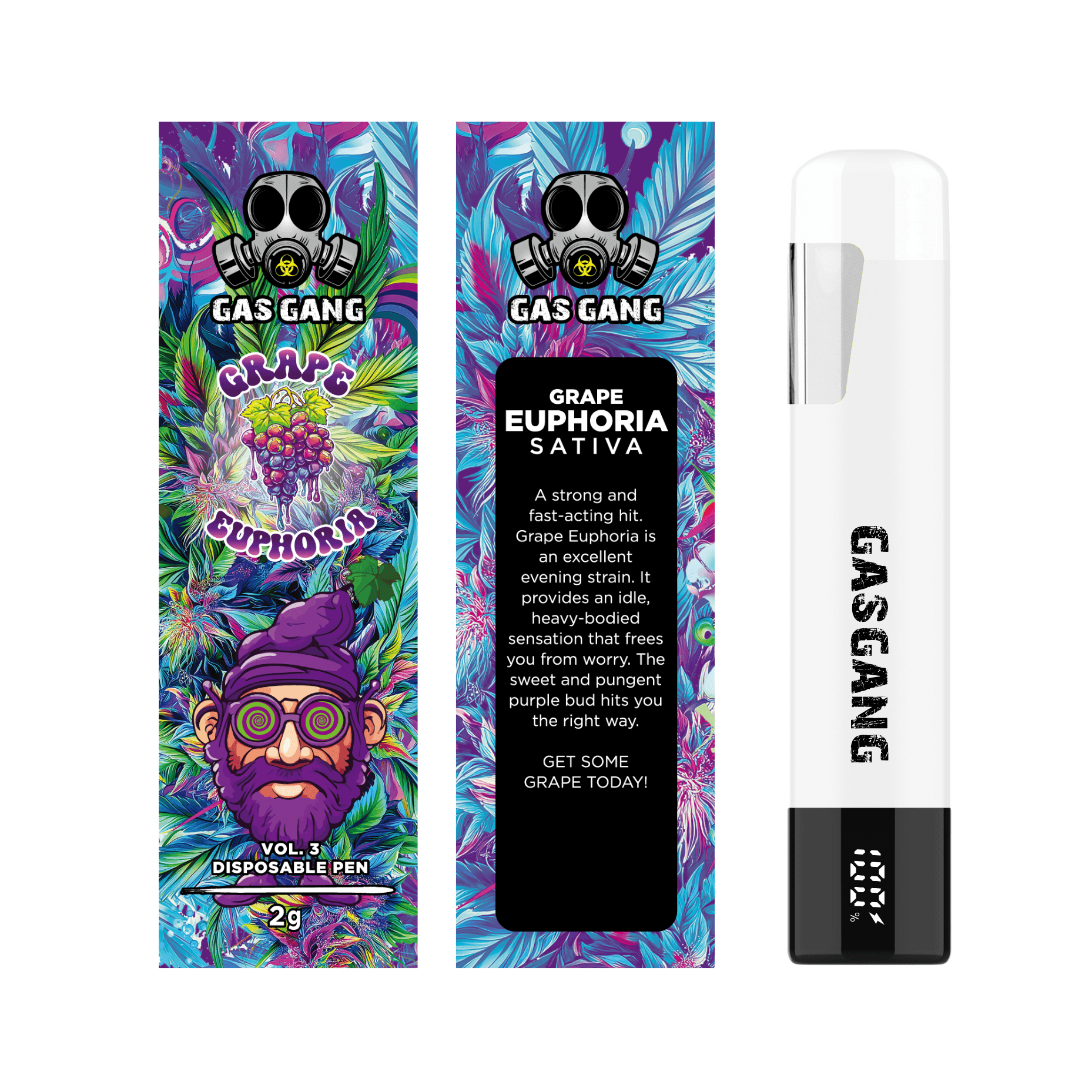 Grape Euphoria - 2g Flavour Vape