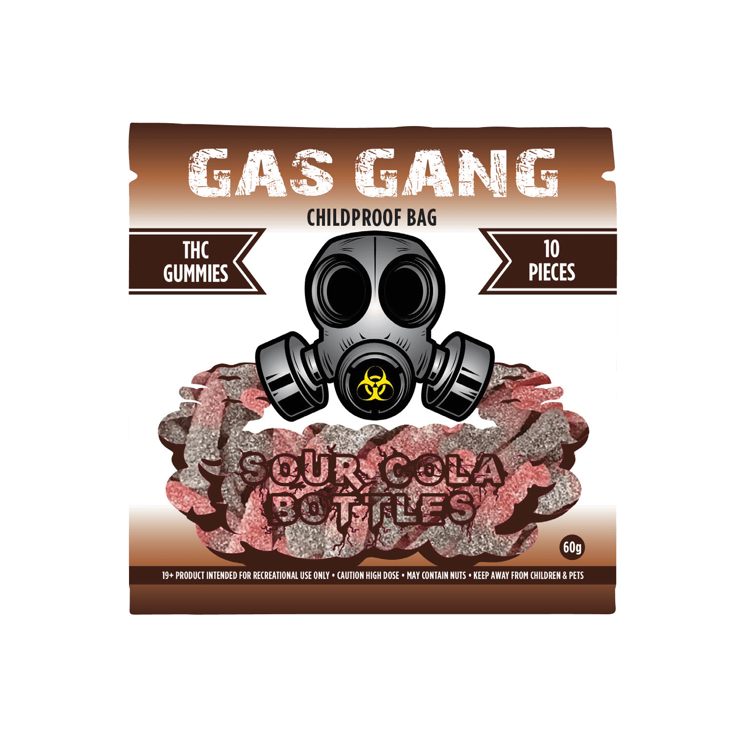 Sour Cola Bottles - Edible