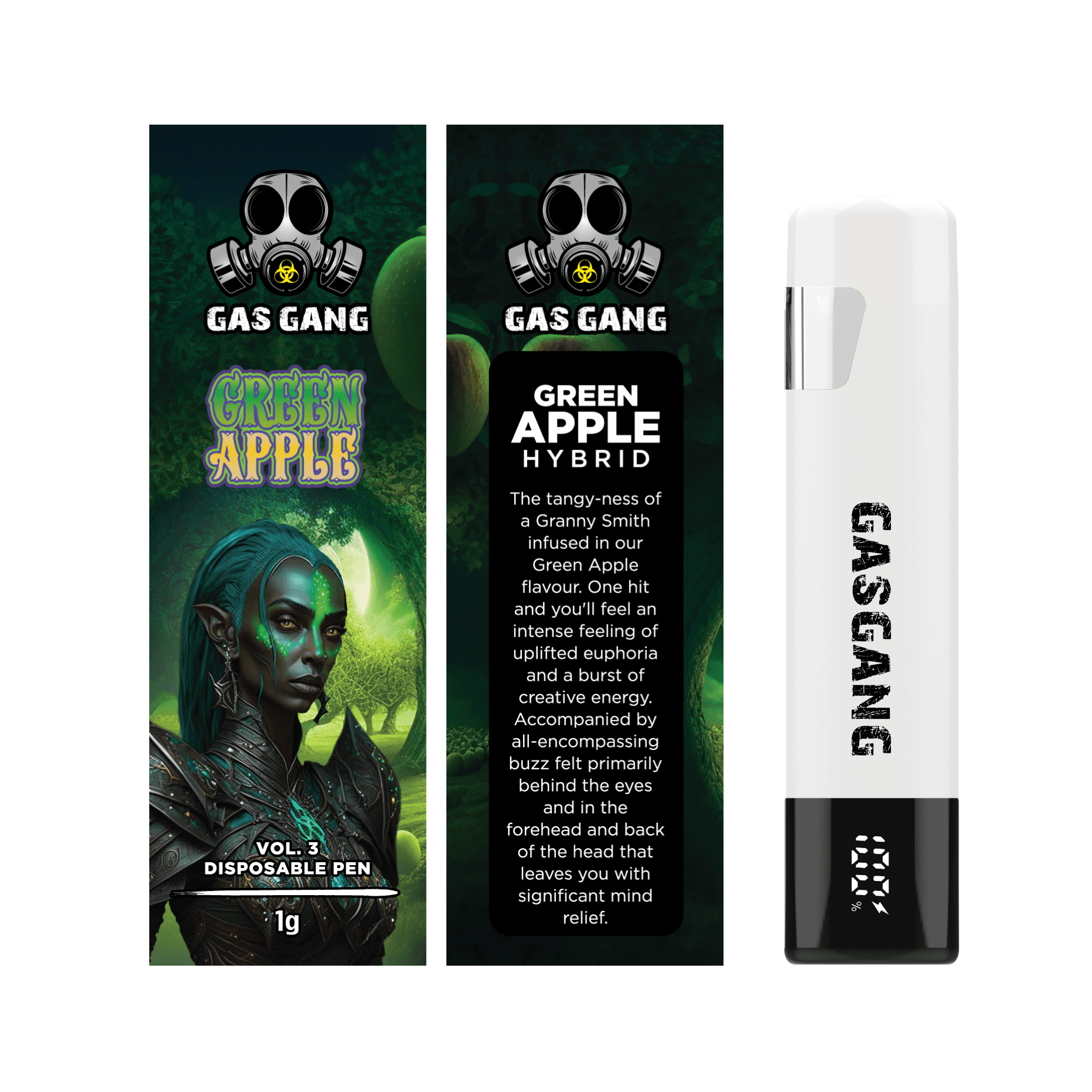 Green Apple - 1g Flavour Vape