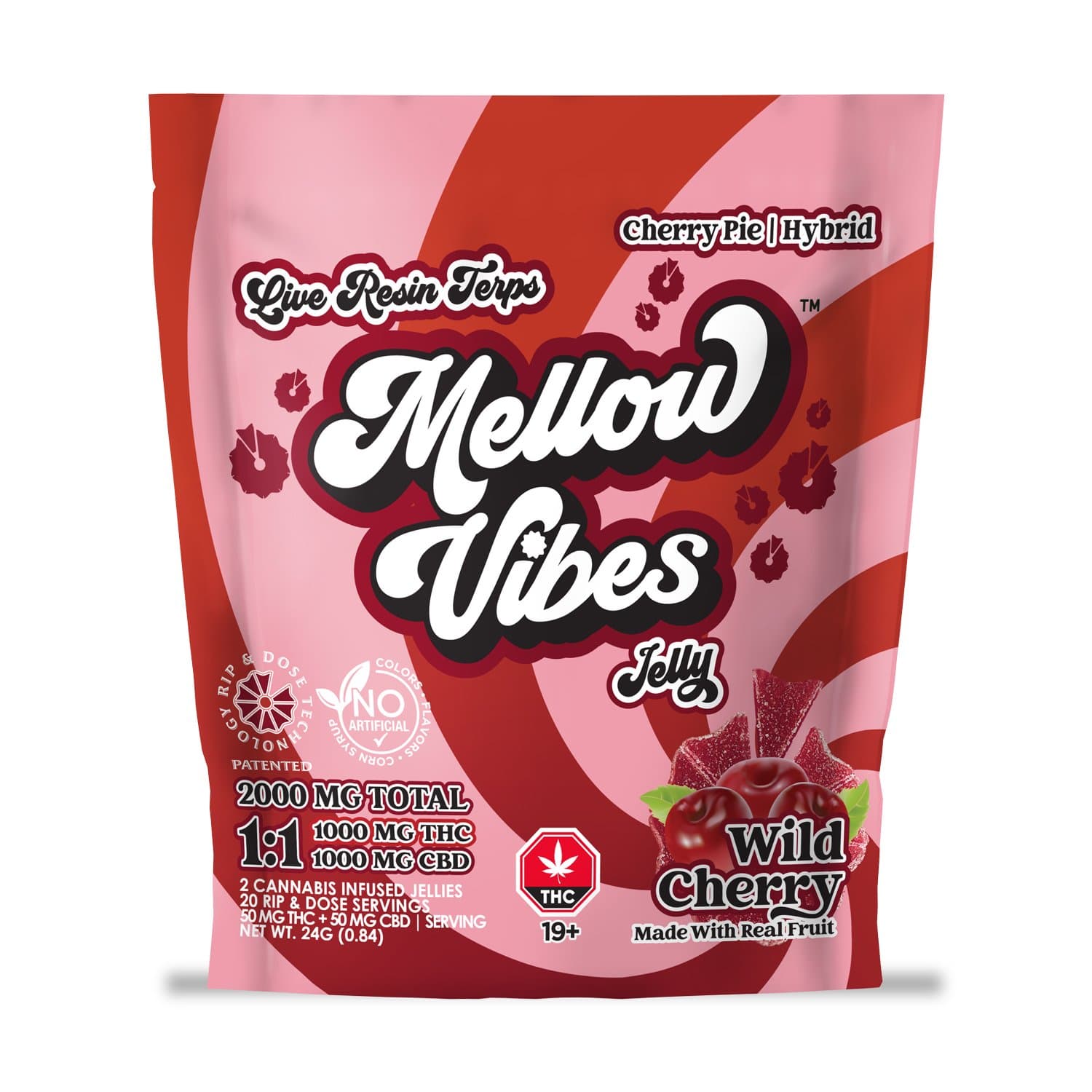 Wild Cherry 1:1 THC:CBG - Balanced Gummies