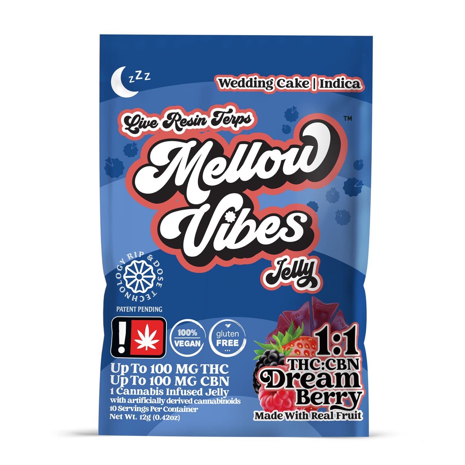 Dream Berry 1:1 THC:CBN - Balanced Gummies