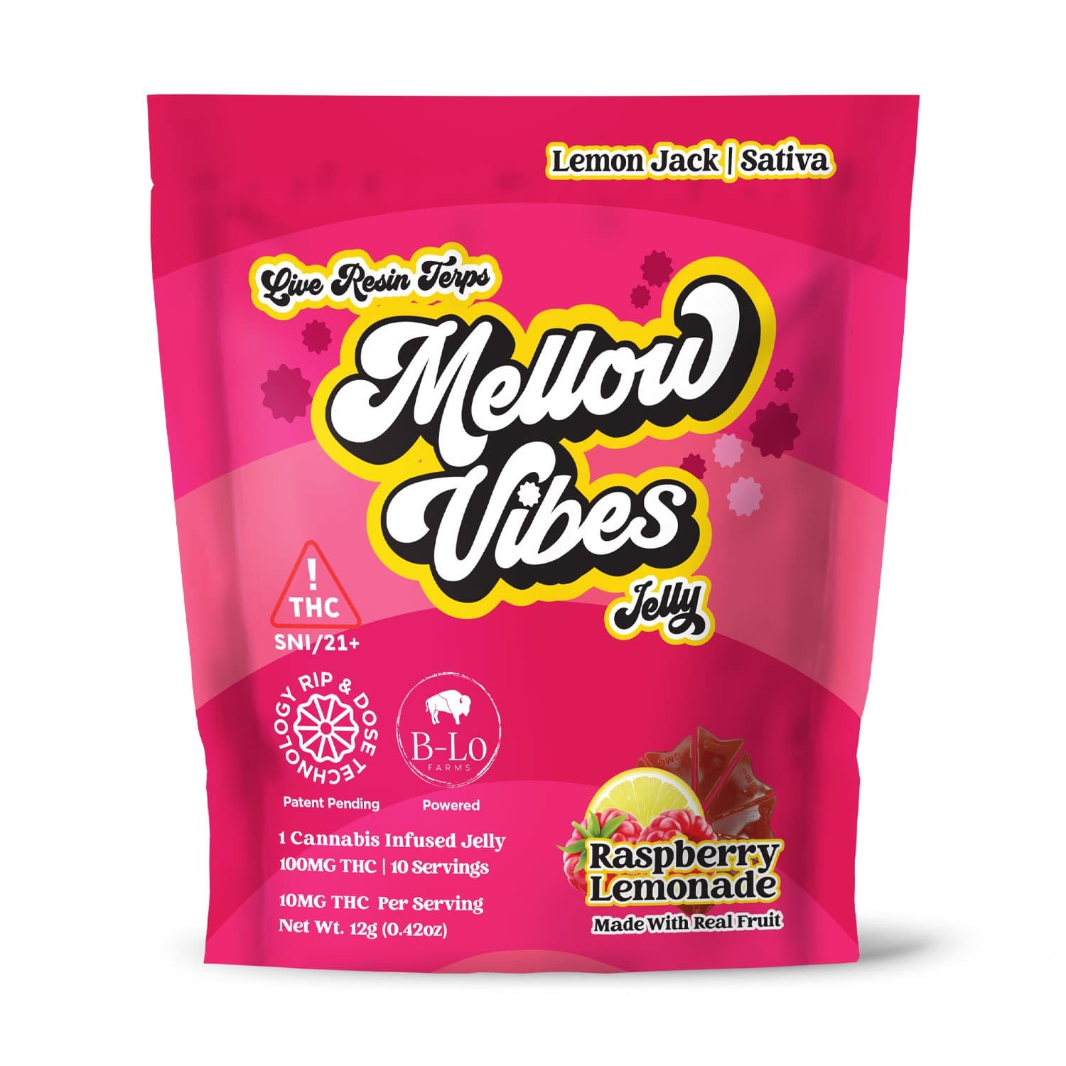 Raspberry Lemonade - Gummies 100mg