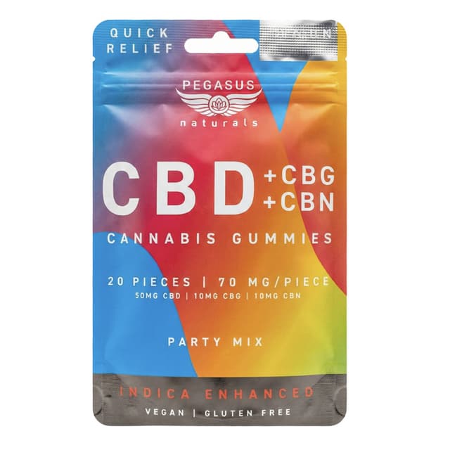 CBD Gummies CBG CBN 1400mg - Naturals