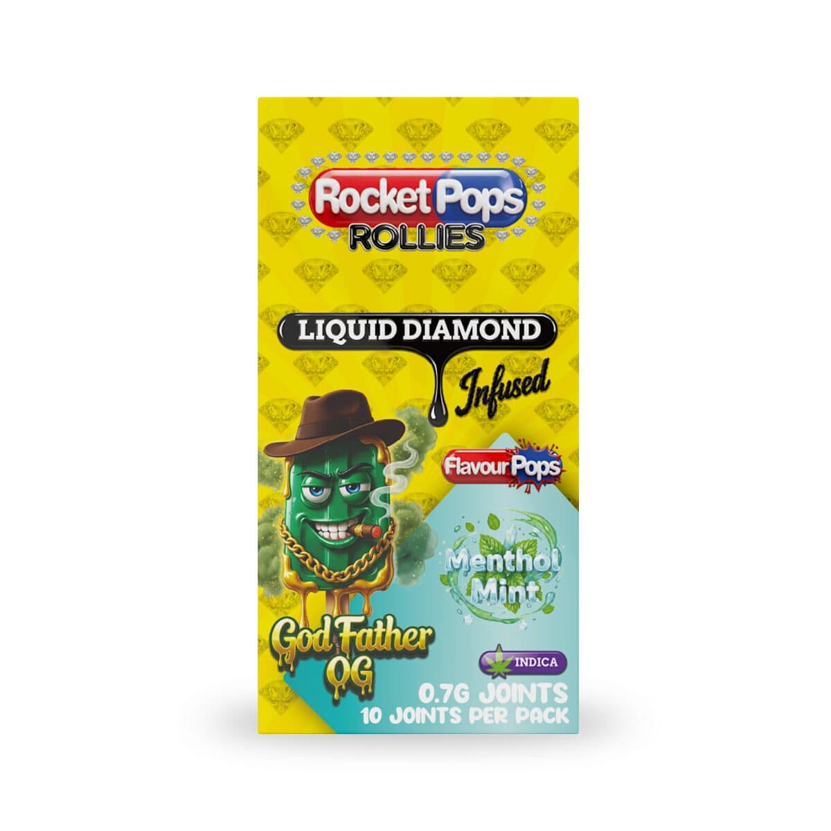 Godfather OG + Menthol Mint - Liquid Diamond Pre-Roll
