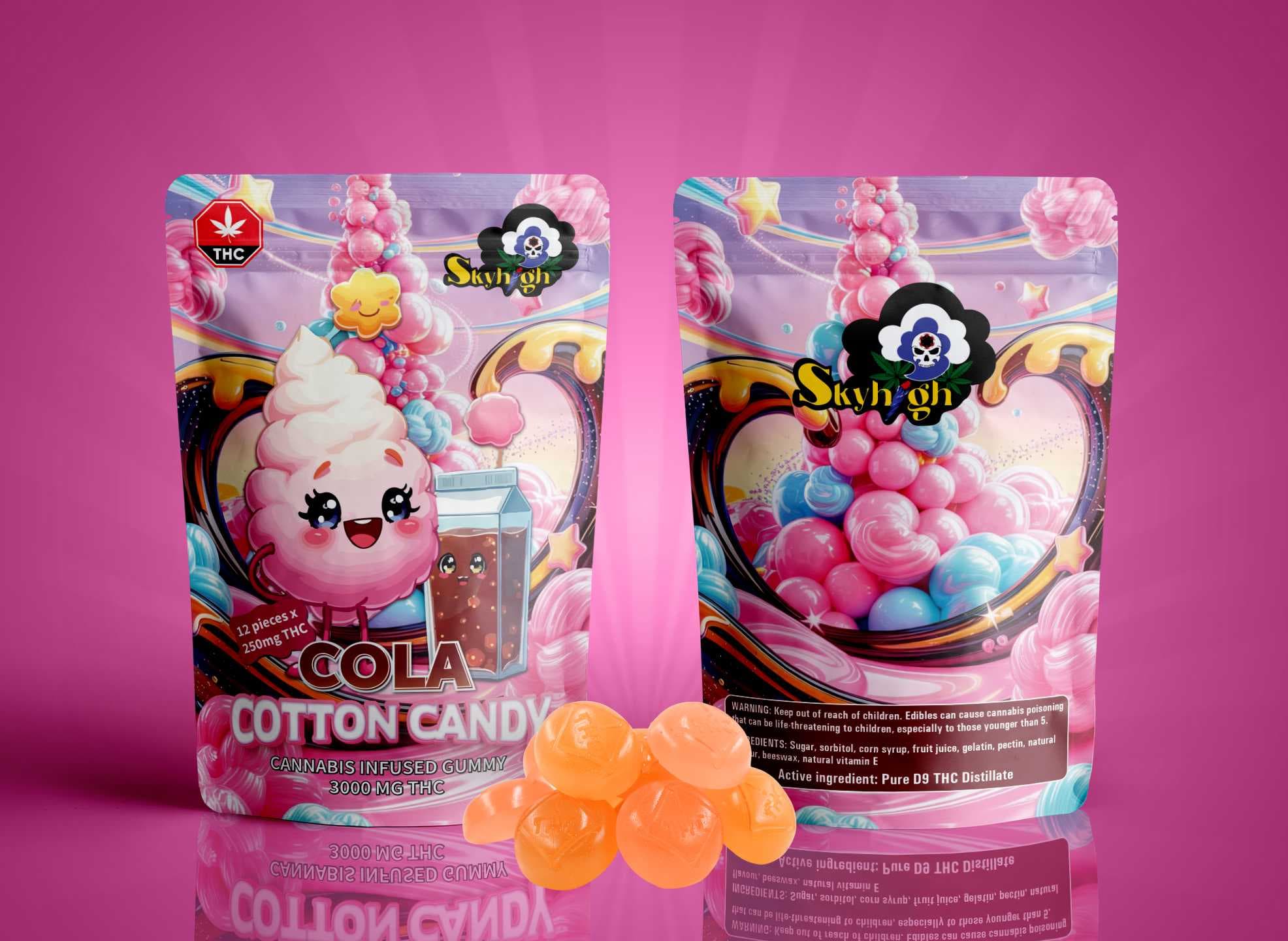 Cola + Cotton Candy - Edibles