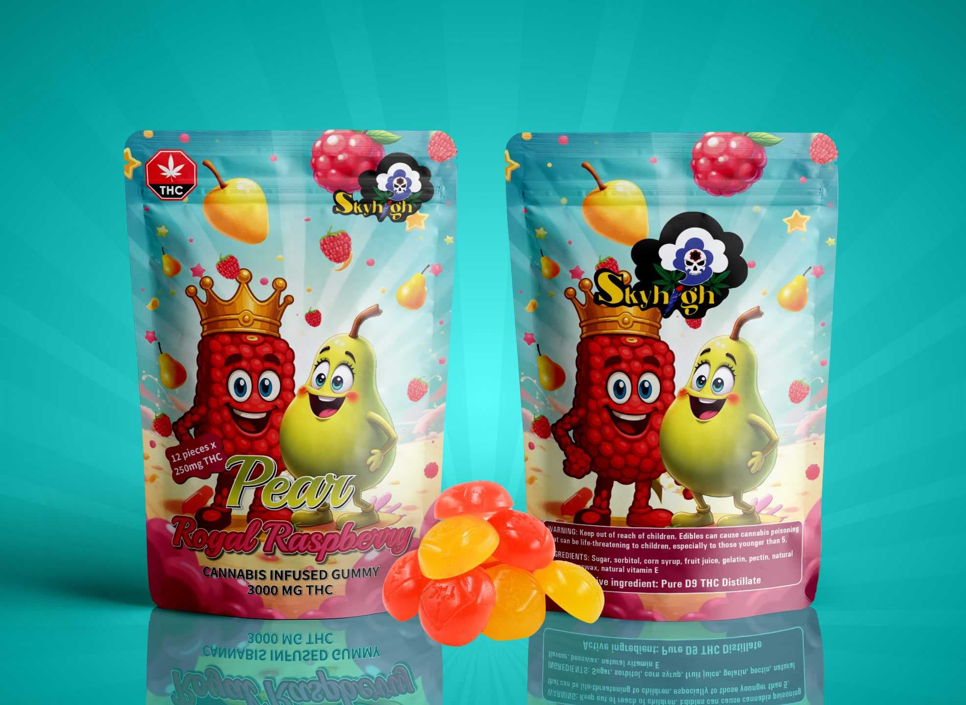 Pear + Royal Raspberry - Edibles