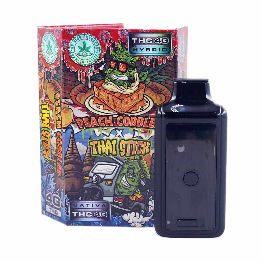 Peach Cobbler + Thai Stick - Dual Chamber Vape