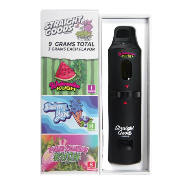 Watermelon Kush + Blueberry Yum + Pink Candy Kush - 9g Triple-Chamber