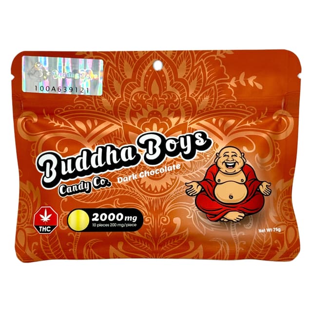 THC Chocolate Bar 2000mg - Dark Chocolate